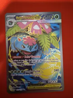 Mega Venusaur EX 155/132 Full Art Ultra Rare Pokemon Mega Evolution English TCG - Image 1