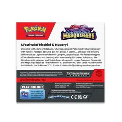 Pokemon TCG ~ Scarlet & Violet TWILIGHT MASQUERADE Sealed Booster Box 36 Packs - Image 2