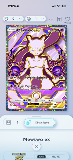 Deluxe Ex Expansion - 2 Star Pokemon TCG Pocket - In Game Trade - Image 3