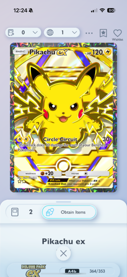 Deluxe Ex Expansion - 2 Star Pokemon TCG Pocket - In Game Trade - Image 4