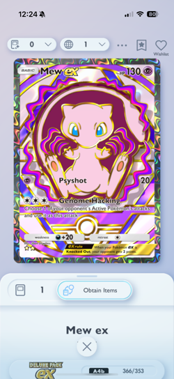 Deluxe Ex Expansion - 2 Star Pokemon TCG Pocket - In Game Trade - Image 5