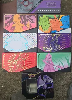 Set of 8 Random *EMPTY* Pokemon Elite Trainer Boxes - Image 1