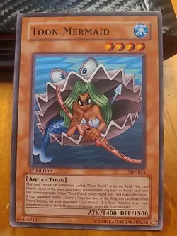 Yu-Gi-Oh! Toon Mermaid SDP-023 1st Edition Vintage - Image 1