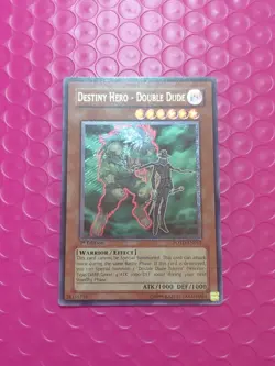 Yu-Gi-Oh! Destiny Hero - Double Dude POTD-EN012 (UtR) 1st Edition NM - Image 1
