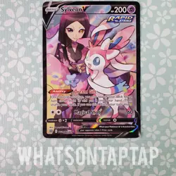 Pokemon Card Sylveon V TG14/TG30 Ultra Rare Sword Shield Brilliant Stars Singles - Image 1