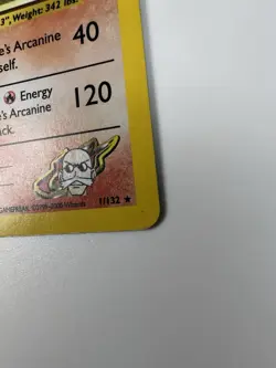 Blaine's Arcanine Pokemon Card 1/132 Gym Challenge Holo NM - MP - Image 5