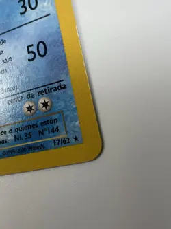 Pokemon Articuno 1st Edition 17/62 Fossil Non-Holo Card LP - Image 3