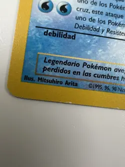 Pokemon Articuno 1st Edition 17/62 Fossil Non-Holo Card LP - Image 4