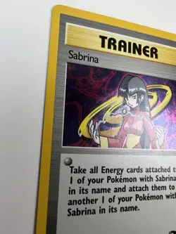 Sabrina - 20/132 - Pokemon Gym Challenge 1st Edition Holo Rare Card WOTC NM - Image 2
