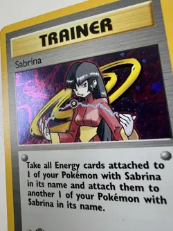 Sabrina - 20/132 - Pokemon Gym Challenge 1st Edition Holo Rare Card WOTC NM - Image 3