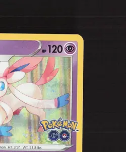 Sylveon 035/078 Pokemon GO Holo Rare Pokemon Card LP - Image 4