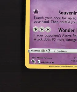 Sylveon 035/078 Pokemon GO Holo Rare Pokemon Card LP - Image 5
