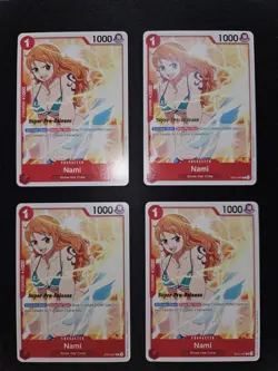 X4 Nami St01 007 Super Pre Release One Piece Card Game TCG Limited - Image 1