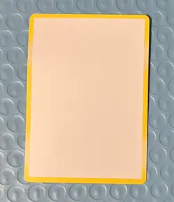 Pokemon Blank Filler Card With Yellow Border Good Condition - Image 1