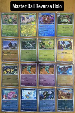 139 Ungraded 2025 Pokemon Illustration Ultra Double Rare & Master Ball Card Lot - Image 2