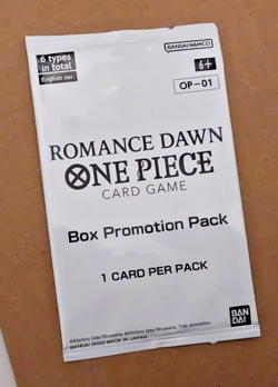 One Piece English Booster Rare Promo Box Pack OP01 Card Carte Booster Mint 2022 - Image 1