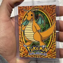 1999 Topps - Dragonite - Pokemon Card - E12 Of 12 - NM Blue Logo #149 Non Holo - Image 2