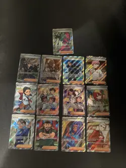 Lot 13x Pokemon Trainer & Supporter Cards Full Art Cards TCG Geeta Etc.. - Image 1