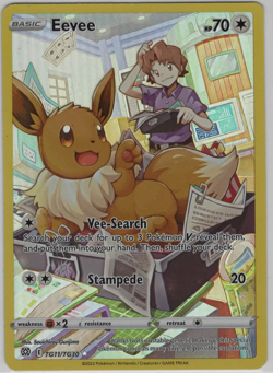 Eevee Trainer Gallery SWSH Brilliant Stars #TG11 Pokemon Card TCG NM - Image 1