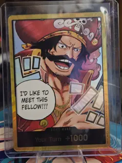 One Piece Gol.D.Roger GOLD DON!! Card (OP-13) English - Image 1