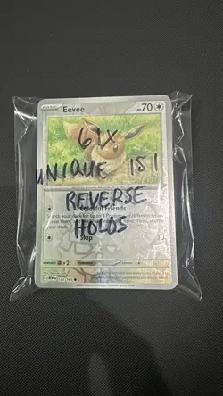 Pokemon 151 English Reverse Holo Bulk Card Lot 61 Unique Holos [For Master Set] - Image 1