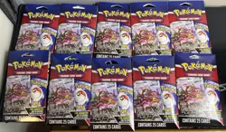 Lot of 10 Pokemon TCG Mystery Pack with 1 Foil Card Guaranteed 2024 Sealed - Image 1