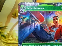 Miles Morales mythic foil magic the gathering spider-man trading card singles - Image 4
