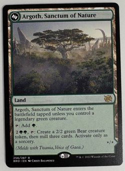 MTG Argoth, Sanctum of Nature ~ The Brothers' War 256 RARE - Image 1