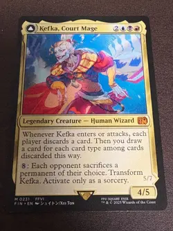 MTG Kefka, Court Mage English Final Fantasy FIN NM M0231 - Image 1