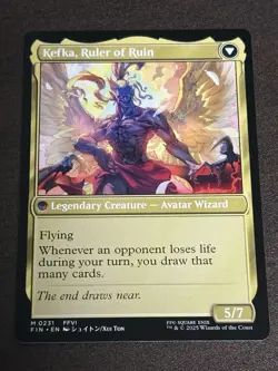 MTG Kefka, Court Mage English Final Fantasy FIN NM M0231 - Image 2