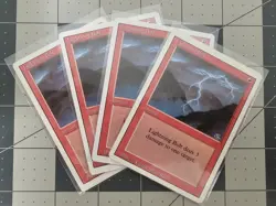 MTG ⭐ Revised Edition ⭐ Lightning Bolt⭐ Vintage Legacy ⭐ NM - Image 1