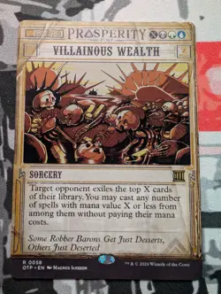 Villainous Wealth Outlaws of Thunder Junction: Breaking News Regular - NM #58 - Image 1