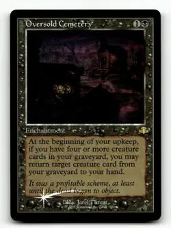 Oversold Cemetery (Retro Frame) 309 Foil R Dominaria Remastered - Image 1