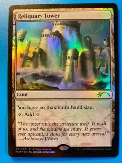 MTG 1x FOIL Reliquary Tower # 1 Bring-a-Friend PROMO Magic the Gathering x1 NM - Image 1