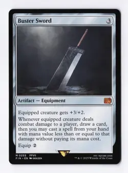 Buster Sword 0255 (M) MTG Final Fantasy (FIN) (EN) - Image 1