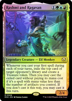 MTG FOIL Rashmi and Ragavan - March of the Machine Commander #008 - Image 1