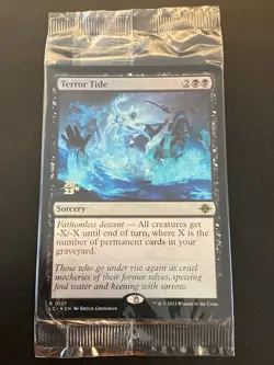 FOIL Terror Tide #0127 Prerelease Promo MTG Lost Caverns of Ixalan SEALED - Image 1