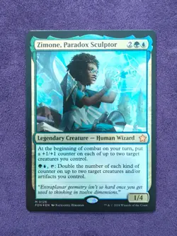MTG Zimone, Paradox Sculptor Foundations FOIL - Image 1