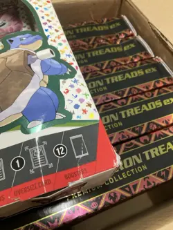 Pokemon Paldean Fates Great Tusk ex & Iron Treads + Blooming Waters - Image 2