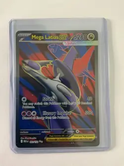 Mega Latias ex 163/132 ME01: Mega Evolution Holo Ultra Rare Pokemon TCG NM - Image 1