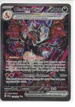 Pokemon 2024 SV Paldean Fates Charizard EX #234/091 Sir Illustration - Image 1