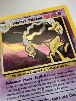 Pokemon Alakazam Holo Rare Sabrina's Gym Challenge 16/132 - Image 2