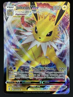 Pokemon TCG Jolteon VMAX Full Art - SWSH07: Evolving Skies Near Mint - Image 1