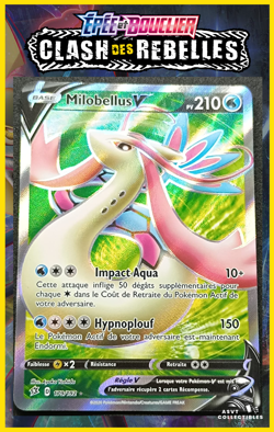 Carte Pokemon Milobellus V 179/192 FA EB02 Clash Des Rebelles Epee Bouclier FR - Image 1
