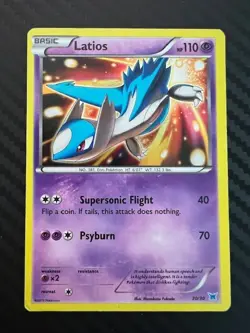 Pokemon TCG Latios 30/30 Holo Pokemon Trainer Kit Promo DMG - Image 1