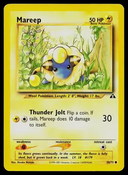 Pokemon Neo Discovery 58/75 Mareep - Image 1