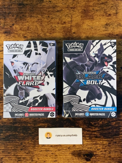 Pokemon Black Bolt & White Flare Booster Bundles | 1 Of Each | Factory Sealed - Image 1