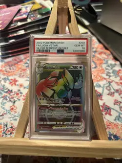 PSA 10 2020 Pokemon SWSH #202 FA/Lugia VSTAR Silver Tempest Secret Rare 202/195 - Image 1
