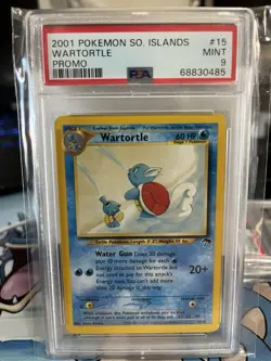 2001 Pokemon Southern Islands Wartortle #15 - PSA 9 MINT - Image 1
