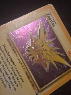 Pokemon TCG Zapdos Fossil 15/62 Holo Unlimited Holo Rare - HP - Image 5